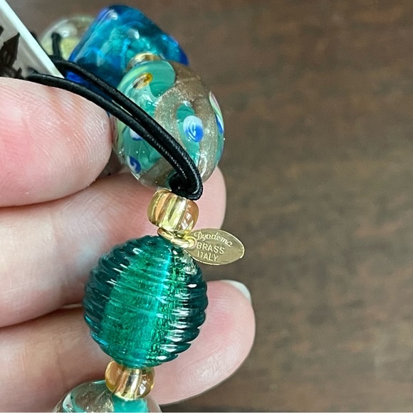 Italy Venetian Murano glass Bracelet NWT - Picture 5 of 7